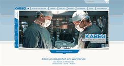 Desktop Screenshot of klinikum-klagenfurt.at