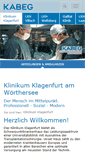 Mobile Screenshot of klinikum-klagenfurt.at